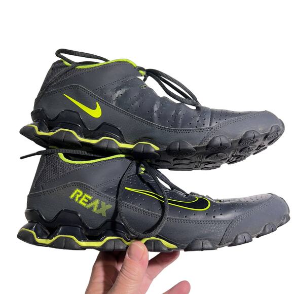 Nike Reax 8 TR Training Shoes Men's 12 Anthracite Black-Volt 616272-036 - Picture 1 of 16